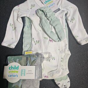 Child of Mine Carter's Preemie Pants, Onesie with Pants and Headband